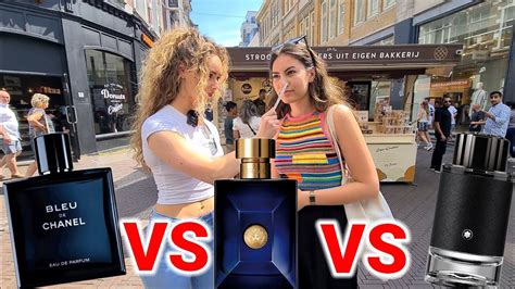 versace dylan blue girls reaction|Women React to Versace Dylan Blue, Bleu de Chanel.